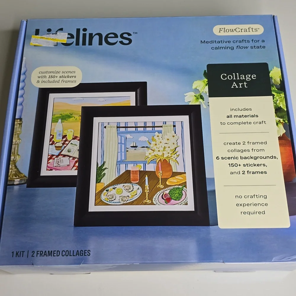 Collage Art Kit - Black Frames Lifelines
